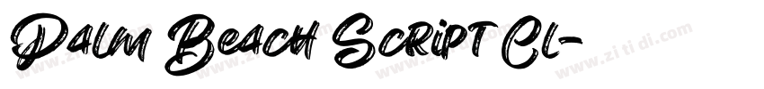 Palm Beach Script Cl字体转换 Palm Beach Script Cl字体转换